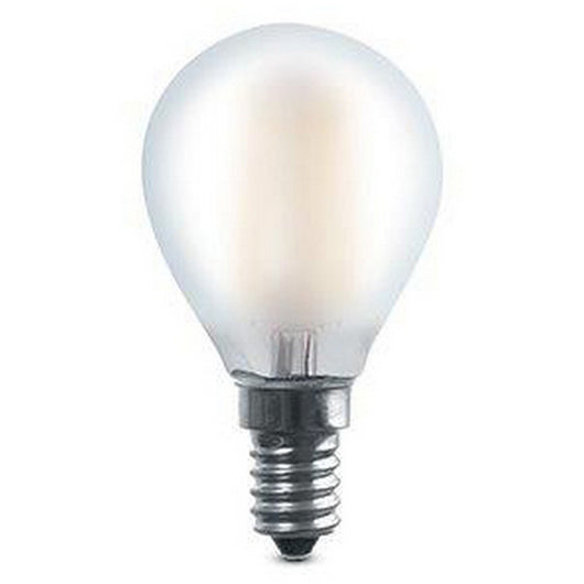 10pz led sfera 4we14 -lumen470-2700k fil/satinato 3209