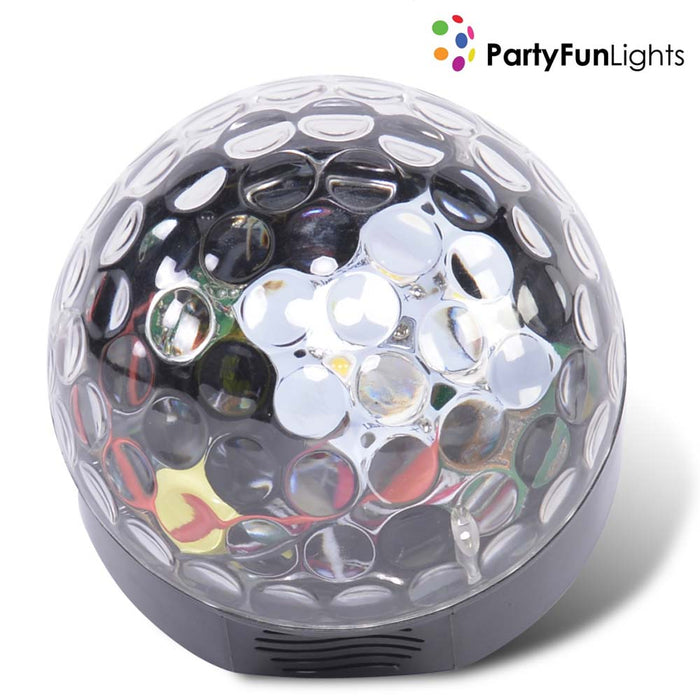 Altoparlante Disco Bluetooth 6 Led + Telecomando Attacco E27 3w Party Fun Lights