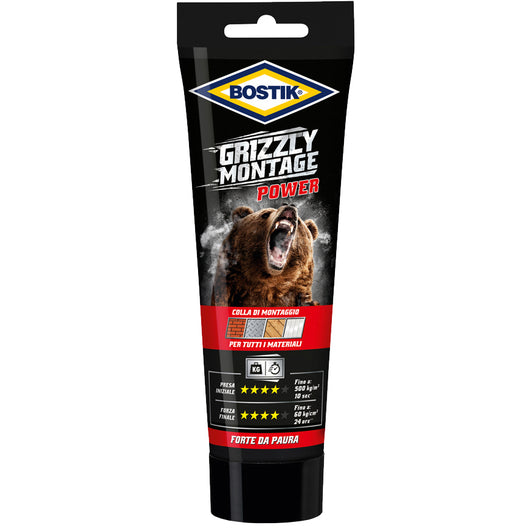 BOSTIK GRIZZLY MONTAGE POWER TUBO 250G. B.CO  PZ 12,0