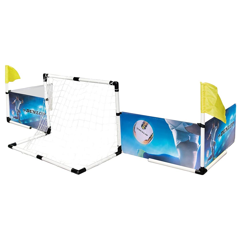 Porta da Calcio con rete Angolari e Bandierine Playset Giocattolo Bambini 230cm