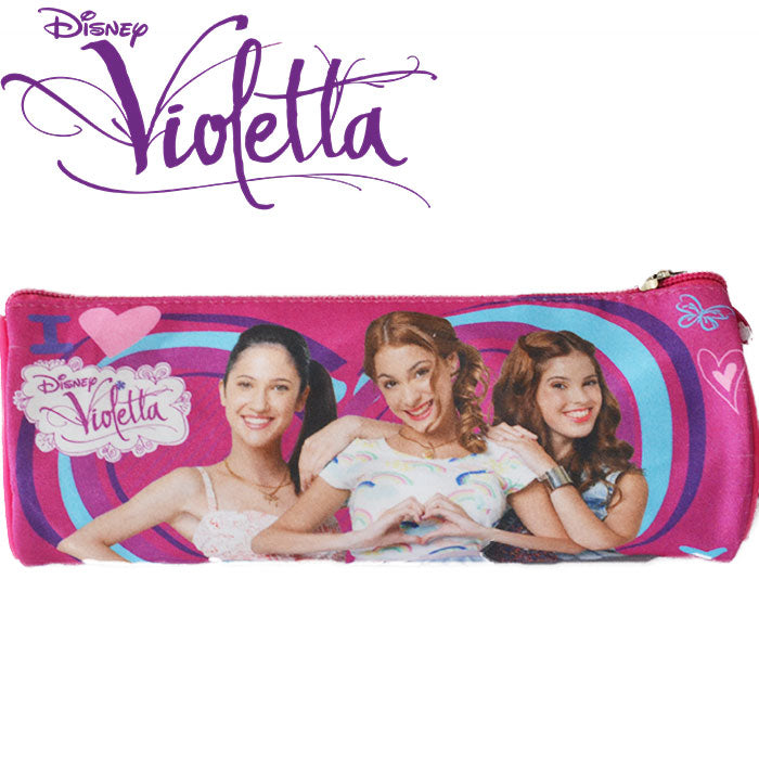 Tombolino Astuccio Portacolori Scuola o il Disegno Disney Violetta e Friends