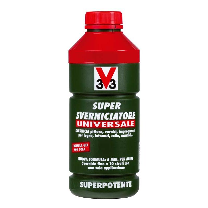 V33 Super Sverniciatore Universale Elimina Vernici Pitture Impregnanti Colla Formato: 1 Lt