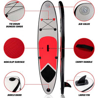 Tavola da Surf Gonfiabile 243x57cm Paddle Board per Pagaia con Gonfiatore Mare