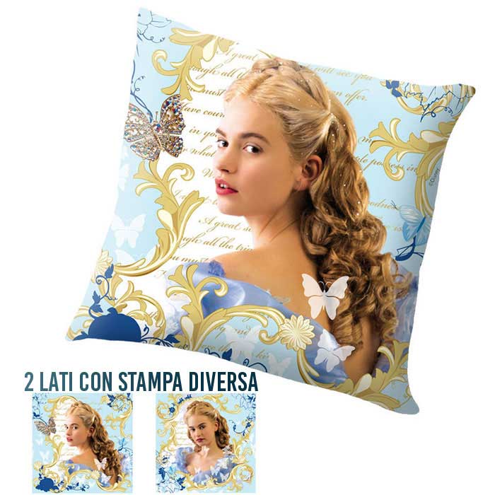 Cuscino Cindarella Bambine Disney Cinderella Cenerentola 40 x 40 cm