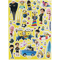 Minions Set Stickers Adesivi Cattivissimo Me e Immagini da Colorare