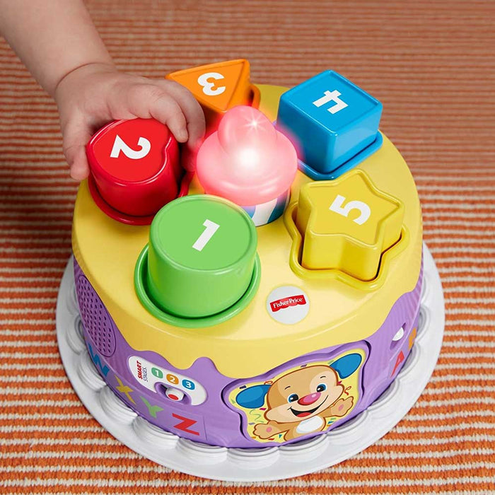 Torta Di Buon Compleanno Cagnolino Luci Suoni Musica Fisher-Price Smart Stages