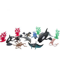 Playset Scatola Animali Oceano National Geographic Giocattolo Bambini 20pz