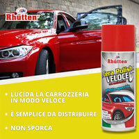 Cera Polish Veloce con Antistatico Effetto Specchio Lucidante Carrozzeria Auto