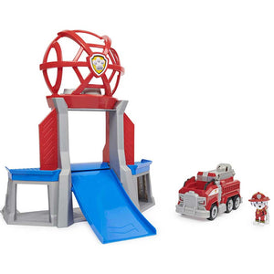 Paw Patrol The Movie Adventure City Tower con Veicolo Camion Pompieri Marshall