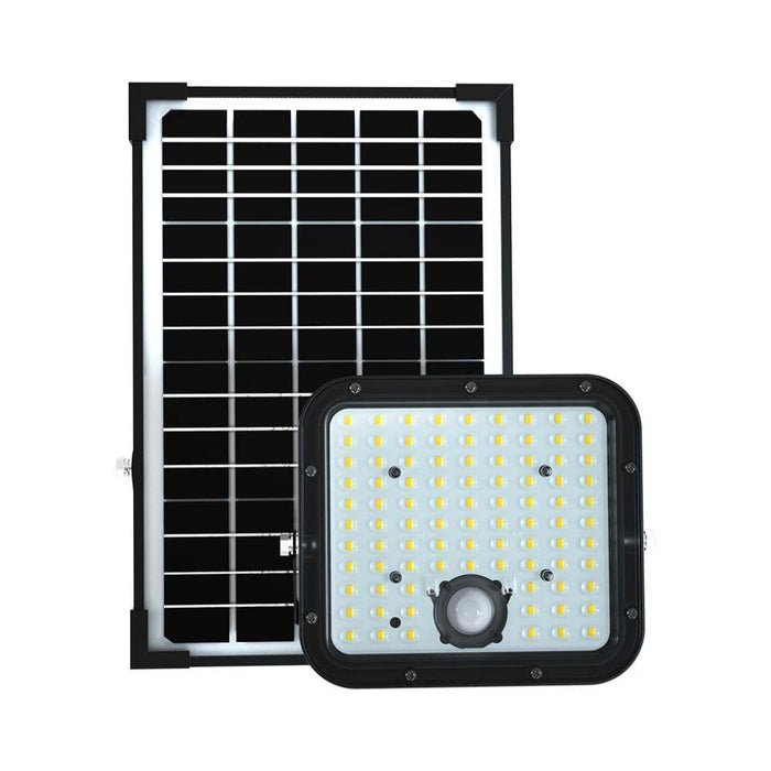 30W Led Solar Floodlight Lifepo Battery 3. 7V Black 4000K