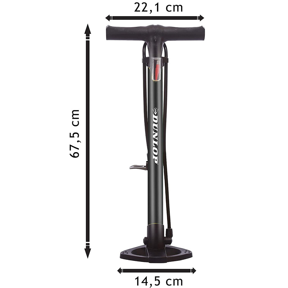 Pompa Gonfiatore Manuale per Bicicletta Compressore per Ruote Ruota Bici 11Bar