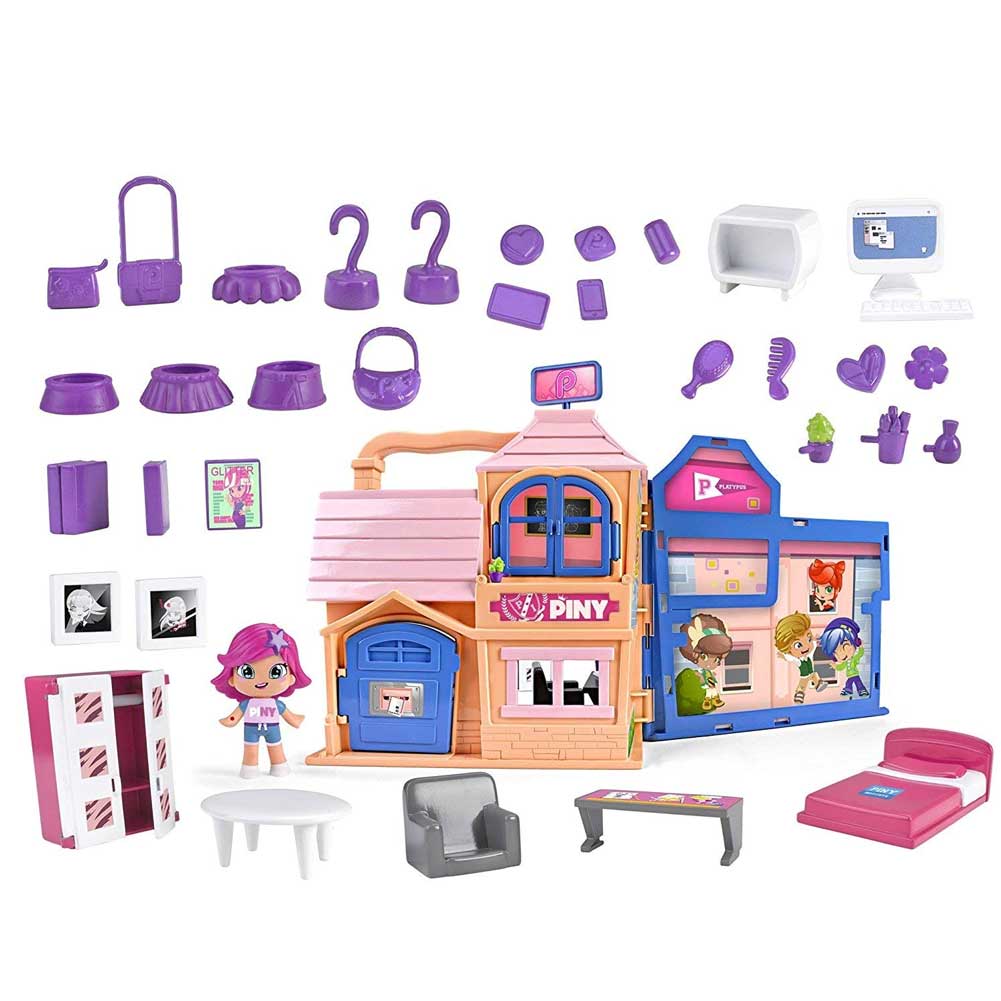 Pinypon Playset Casa dello Studente con Personaggio Michelle e Accessori Gioco