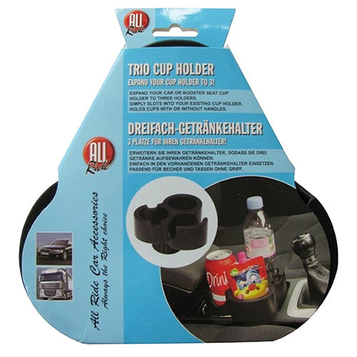 Portabicchieri Tre Slot Trio per Auto Furgone Camion Accessori Porta Bicchieri