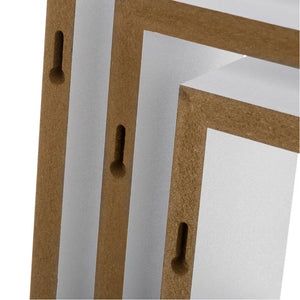 Set 3 Mensole Parete 30cm Moderne Design Cubo Mensola Scaffale Legno MDF Bianco