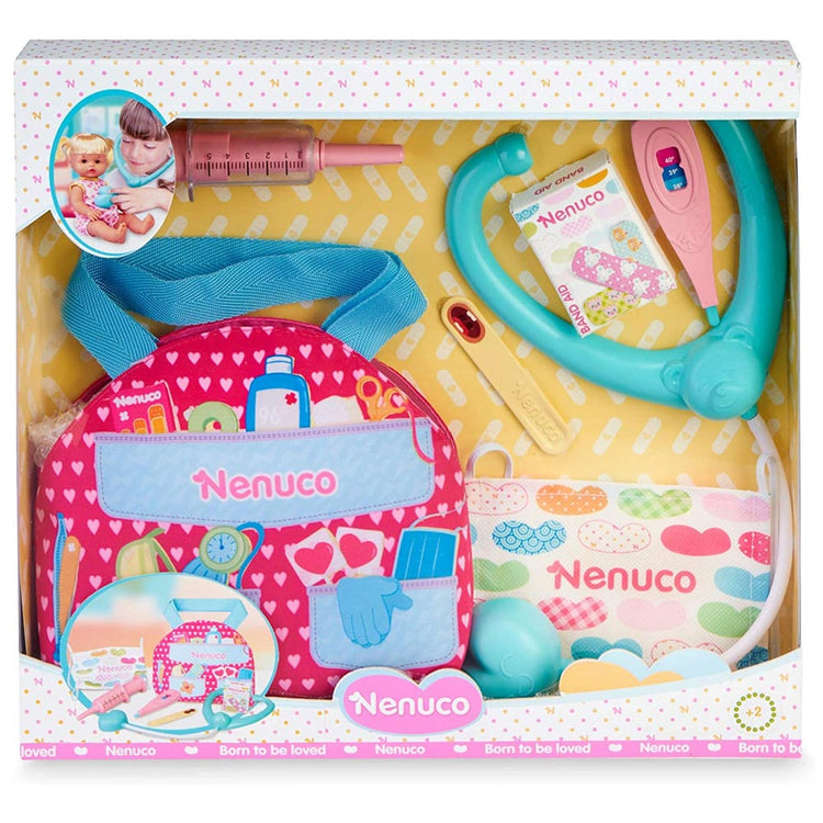 Nenuco Playset Dottore per Bambole Kit Emergenza Bambolotti Accessori Medicali