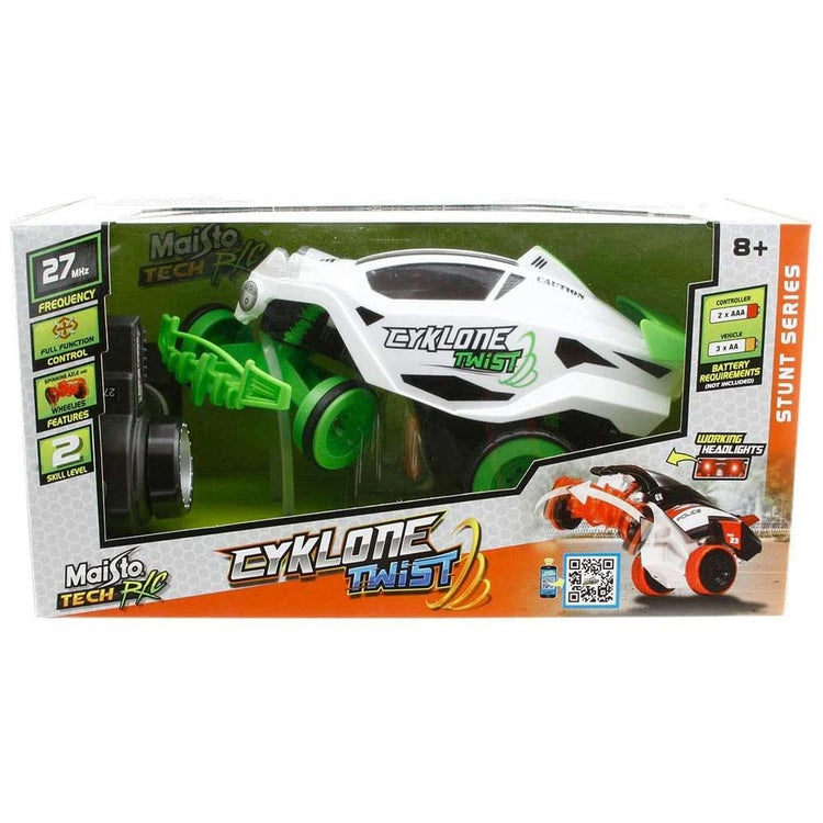 Macchina Radiocomandata RC Cyclone Twist con Radiocomando e Luci Gioco Bambini