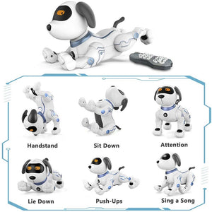 Cane Robot Radiocomandato Cagnolino Interattivo Giocattolo Bambini a Batteria