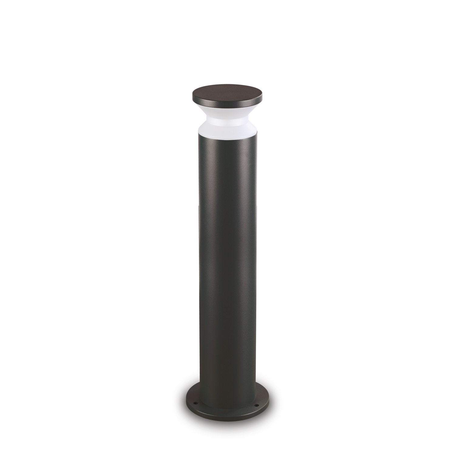 Piantana Da Terra Contemporaneo Torre Alluminio Nero 1 Luce E27 15W Ip44