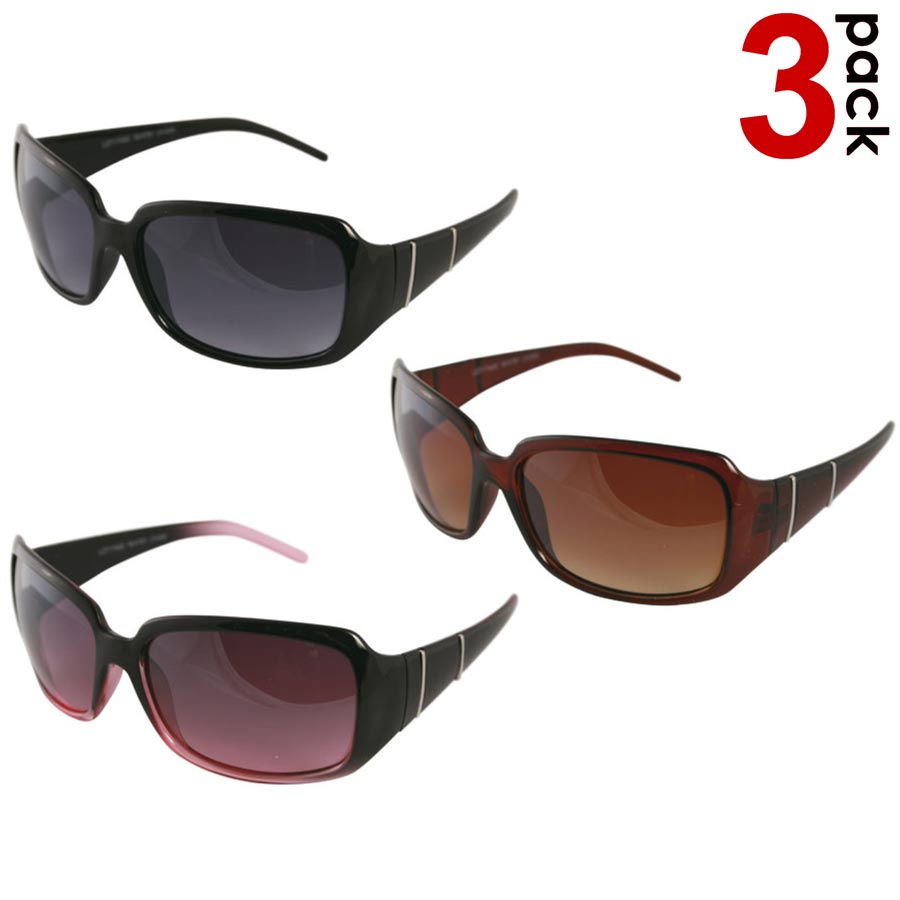 3 Occhiali da Sole ReflexxVision UV 400 Donna modello Savona Colori Assortiti