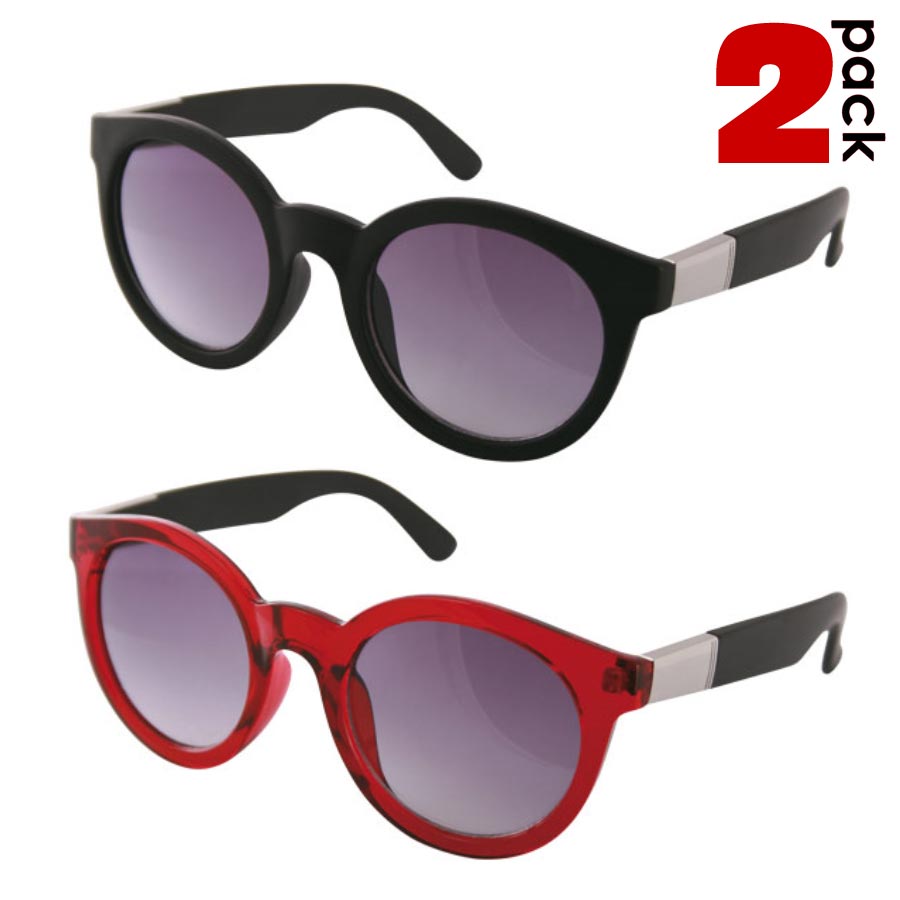 2 Occhiali da Sole ReflexxVision UV 400 Donna modello Firenze Colori Assortiti