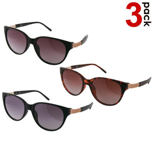 3 Occhiali da Sole ReflexxVision UV 400 Donna modello Taranto Colori Assortiti