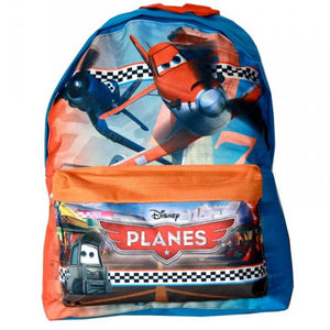 Zaino americano Planes Disney Colore Blu Bambini Asilo Tempo Libero Elementari