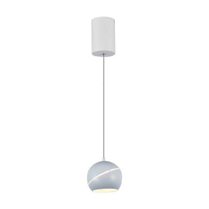 8. 5W Led Hanging Lamp Î¦180 Adjustable Wire Touch On/Of White Body 3000K