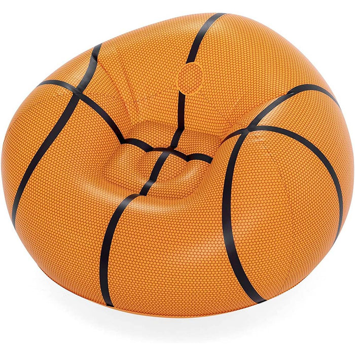 Bestway Poltrona Poltroncina Pouf Gonfiabile Palla da Basket Per Bambini