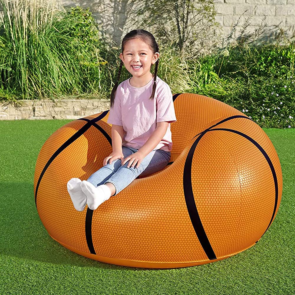 Bestway Poltrona Poltroncina Pouf Gonfiabile Palla da Basket Per Bambini