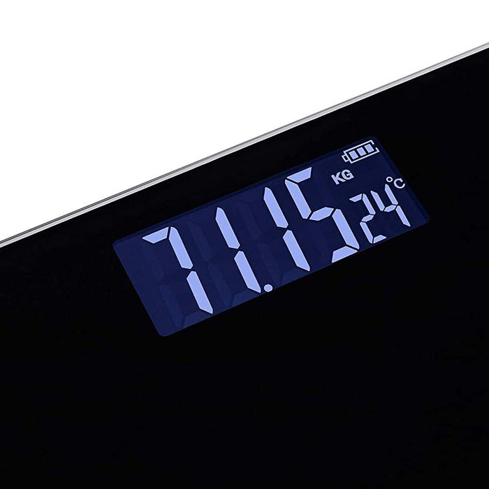 Bilancia Pesapersona Digitale Display LCD Design Slim Max 180Kg da Bagno Nero Grundig