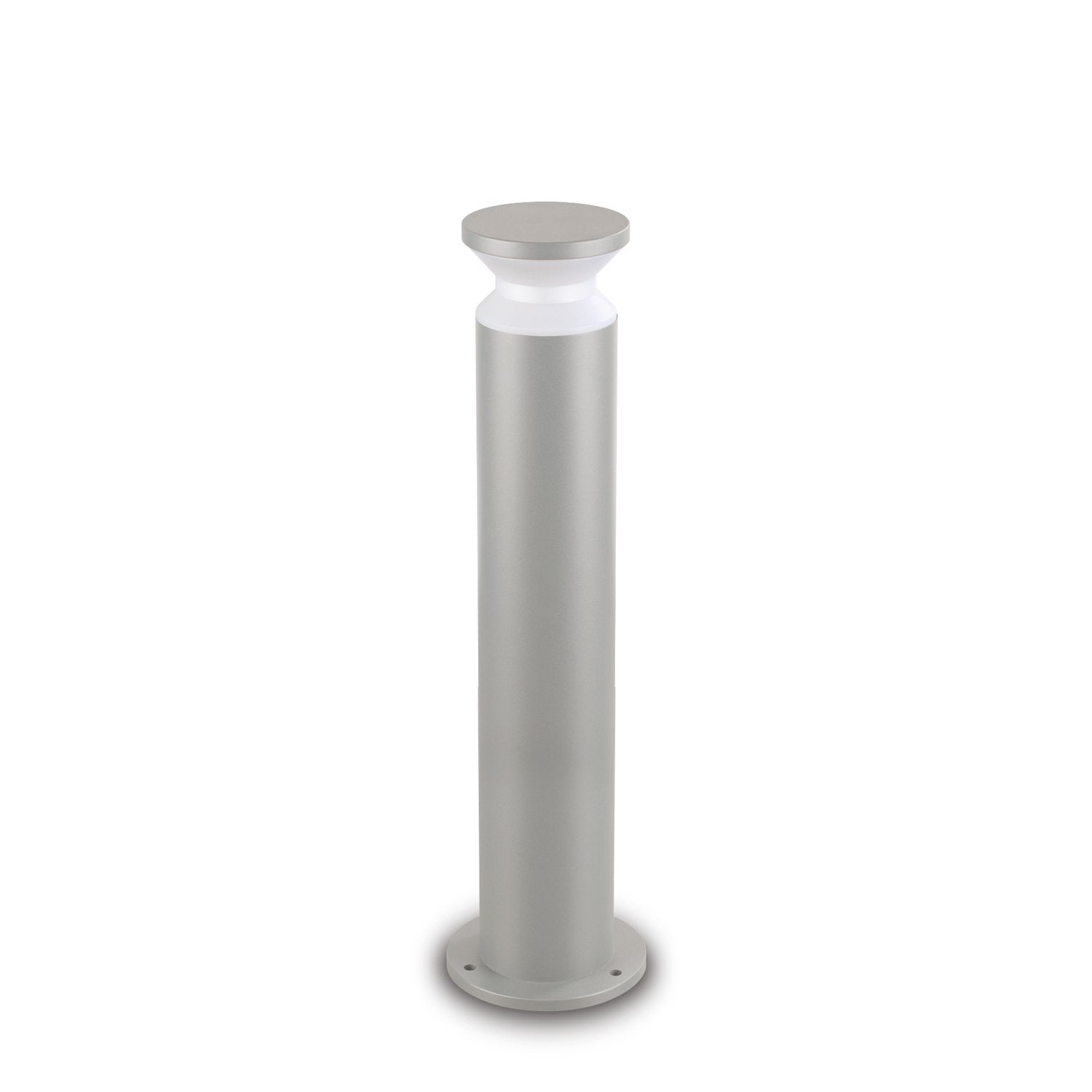 Piantana Moderna Torre Alluminio Grigio 1 Luce E27 15W Ip44