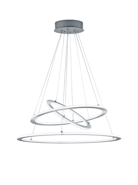 Lampada a Sospensione da Interno a LED in Metallo Nickel Opaco