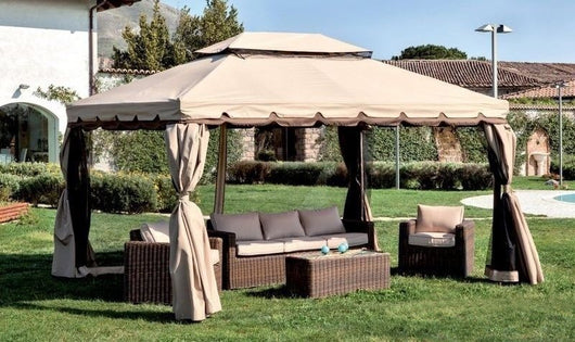 RICAMBIO SET 4 TELI LATERALI PER GAZEBO ADVENTURE MAGNUM 360X480