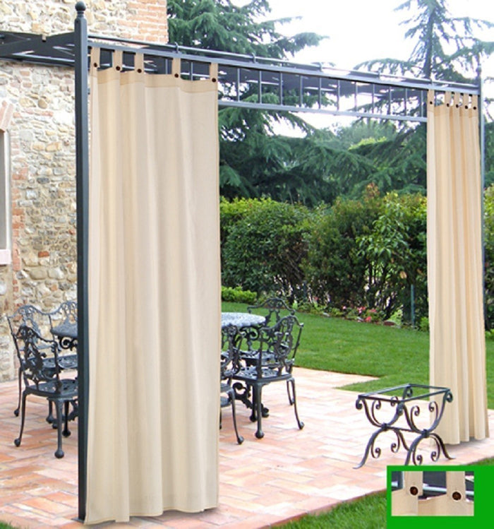 TENDA A BRETELLA PER GAZEBO 160x270H COLORE ECRU' PZ.02