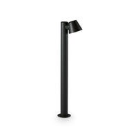 Paletto Contemporaneo Gas Alluminio Nero 1 Luce Gu10 35W Ip43