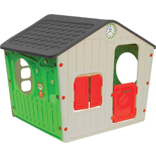 Casetta resina per bambini cm.140X108X115 gioco arredo giardino