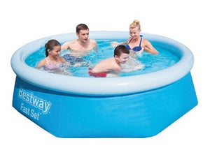 PISCINA TONDA FUORI TERRA CON ANELLO GONFIABILE SUPERIORE BESTWAY 305xH66 -57456