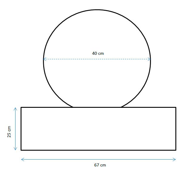 Sfera Cascata Artificiale da Giardino con LED Ø40 cm in Acciaio Inox con Pompa