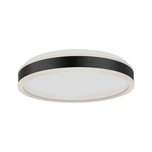 38W Led Designer Light Round Black Finish 4000K Dimmable