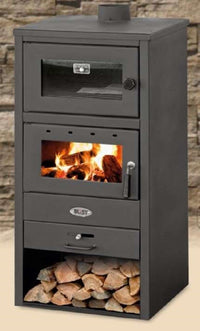 STUFA A LEGNA CON FORNO MOD. BLIST BR - 12,0 Kw - 140 MC