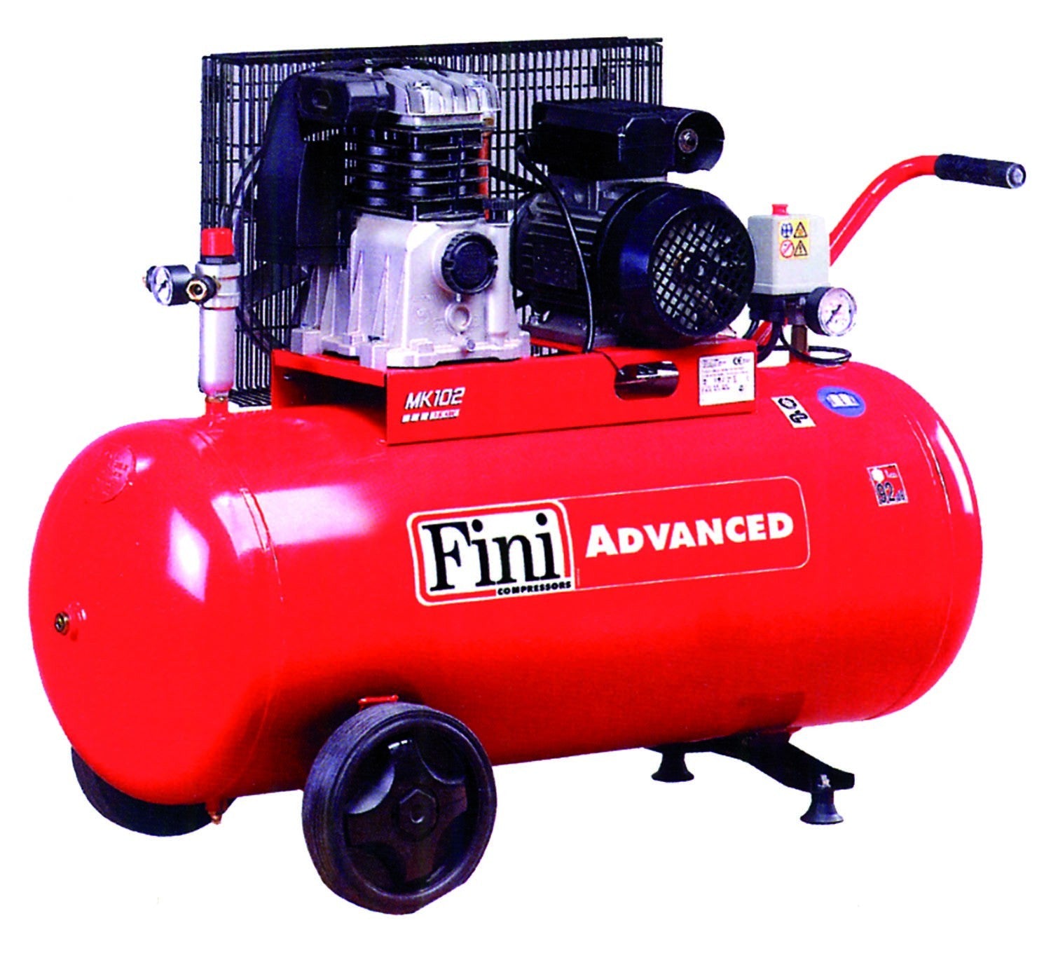 COMPRESSORE CARRELLATO FINI 1,5KW ADVANCED MK102/2M LT90