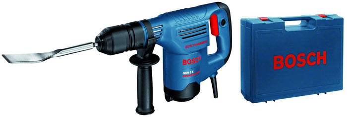 MARTELLO DEMOLITORE ATTACCO SDS-PLUS BOSCH 650W GSH 3 E + VALIGETTA E ACCESSORI