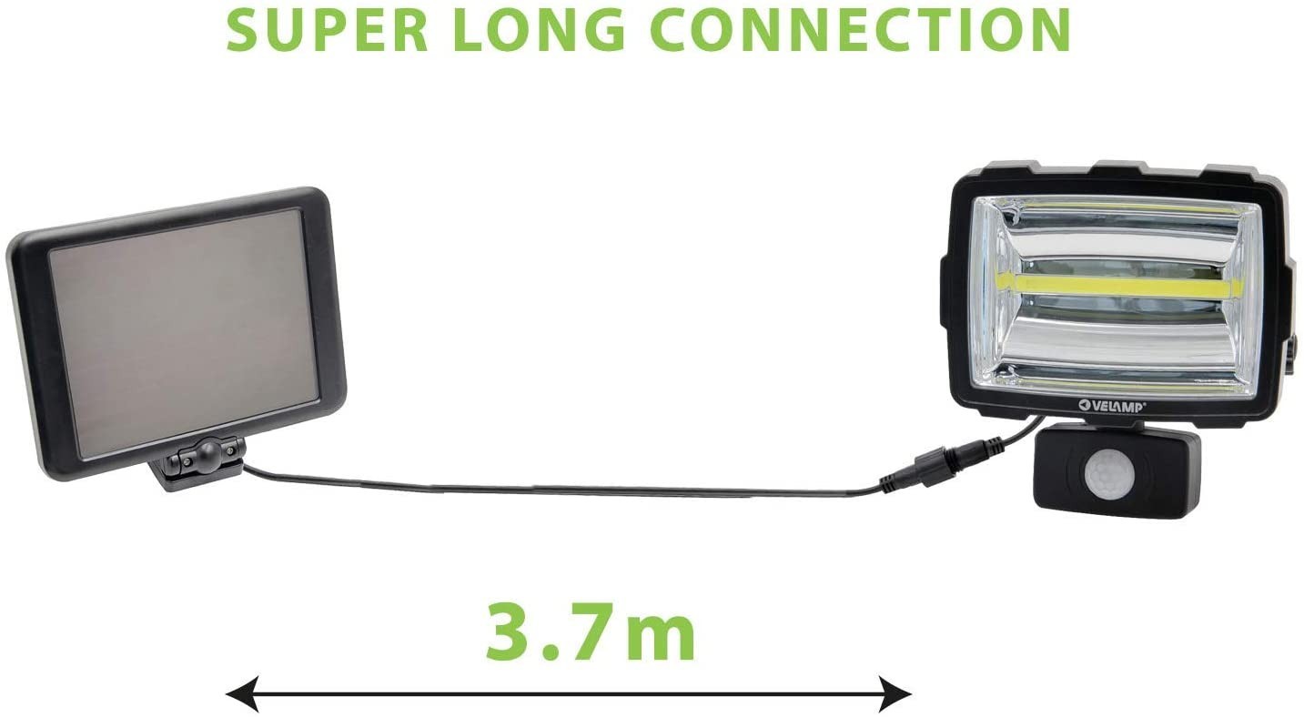 PROIETTORE LED 10W 1600LM C-SENSORE A CAR.SOLARE