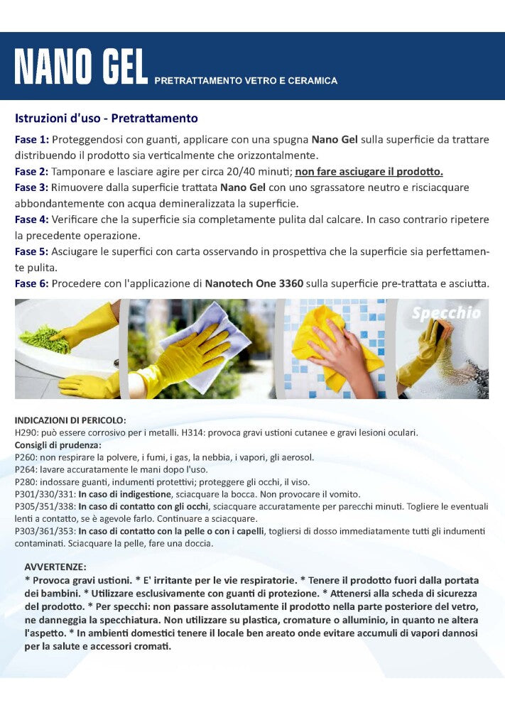 Trattamento Nanogel Disincrostante Anticalcare 1 Litro