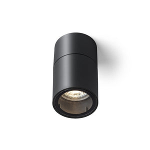 Lampada plafoniera SORANO da soffitto nero plastica 230V LED GU10 8W IP44