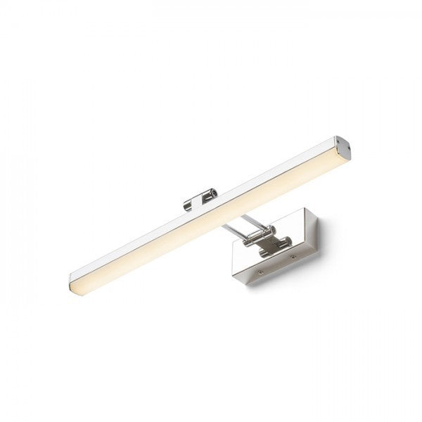 Faretto applique SWING sopra quadro cromo 230V LED 8W 3000K