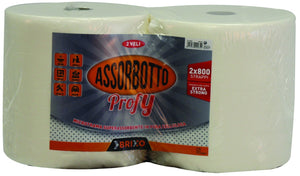 CARTA ASCIUGAMANI BRIXO ASSORBOTTO PROFY CF2RT