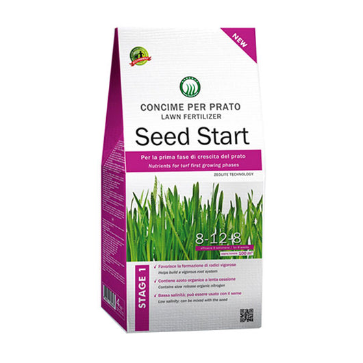 CONCIME PER PRATO per semina erba SEED START STAGE 1 HERBATECH 4 KG