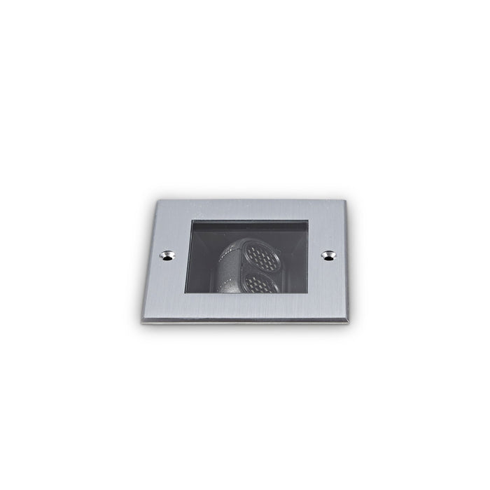 Faretto Ad Incasso Contemporaneo Taurus Metallo Grigio Led 6W 3000K Ip67