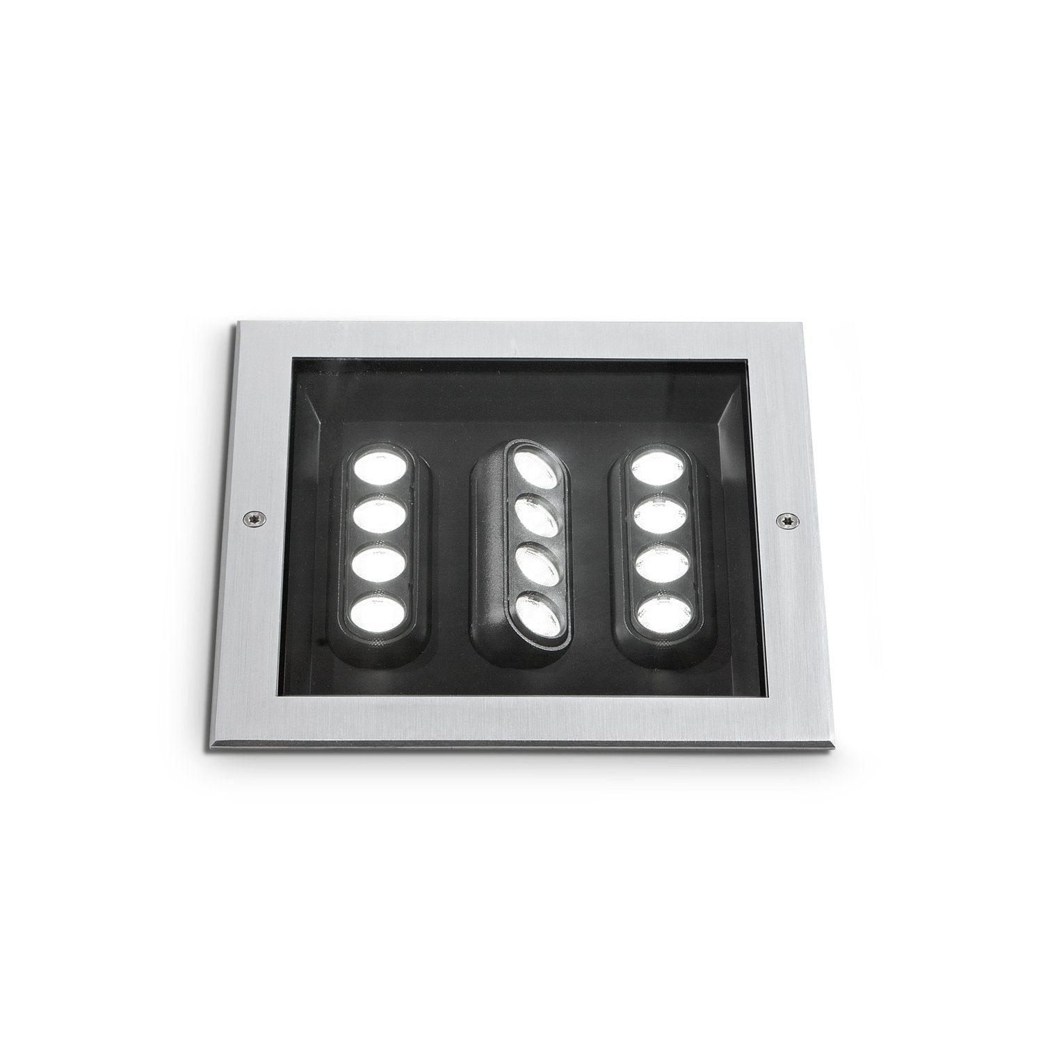 Faretto Ad Incasso Contemporaneo Taurus Metallo Grigio Led 20W 3000K Ip67